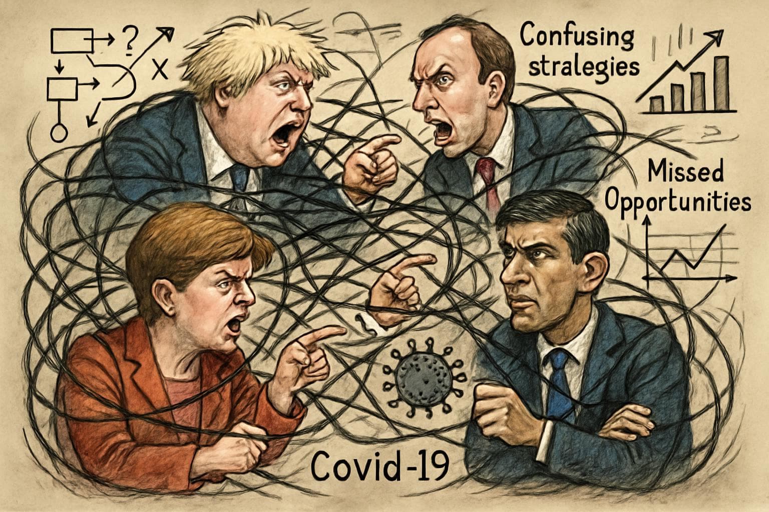 UK leaders in disagreement over Covid-19 strategies