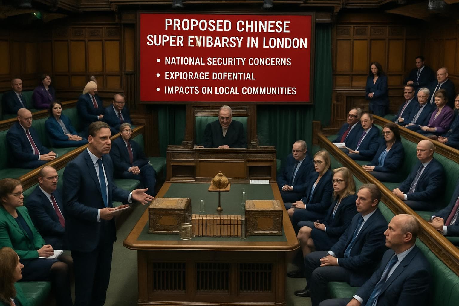 UK MPs discussing Chinese embassy proposal in London