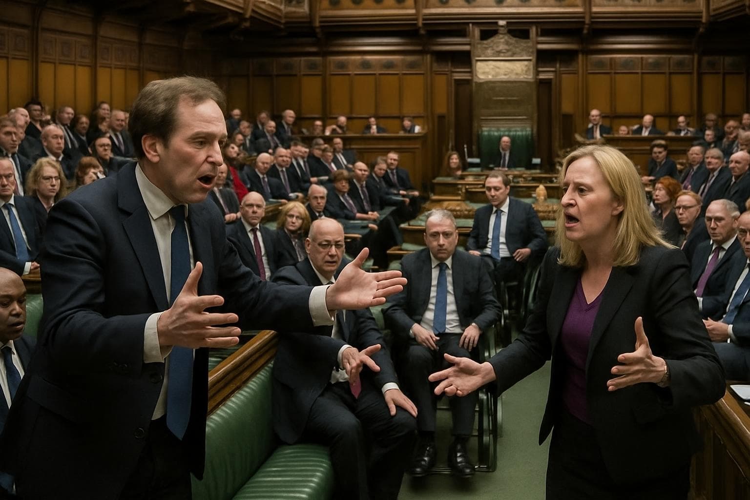 UK Parliament MPs debating welfare reform bill