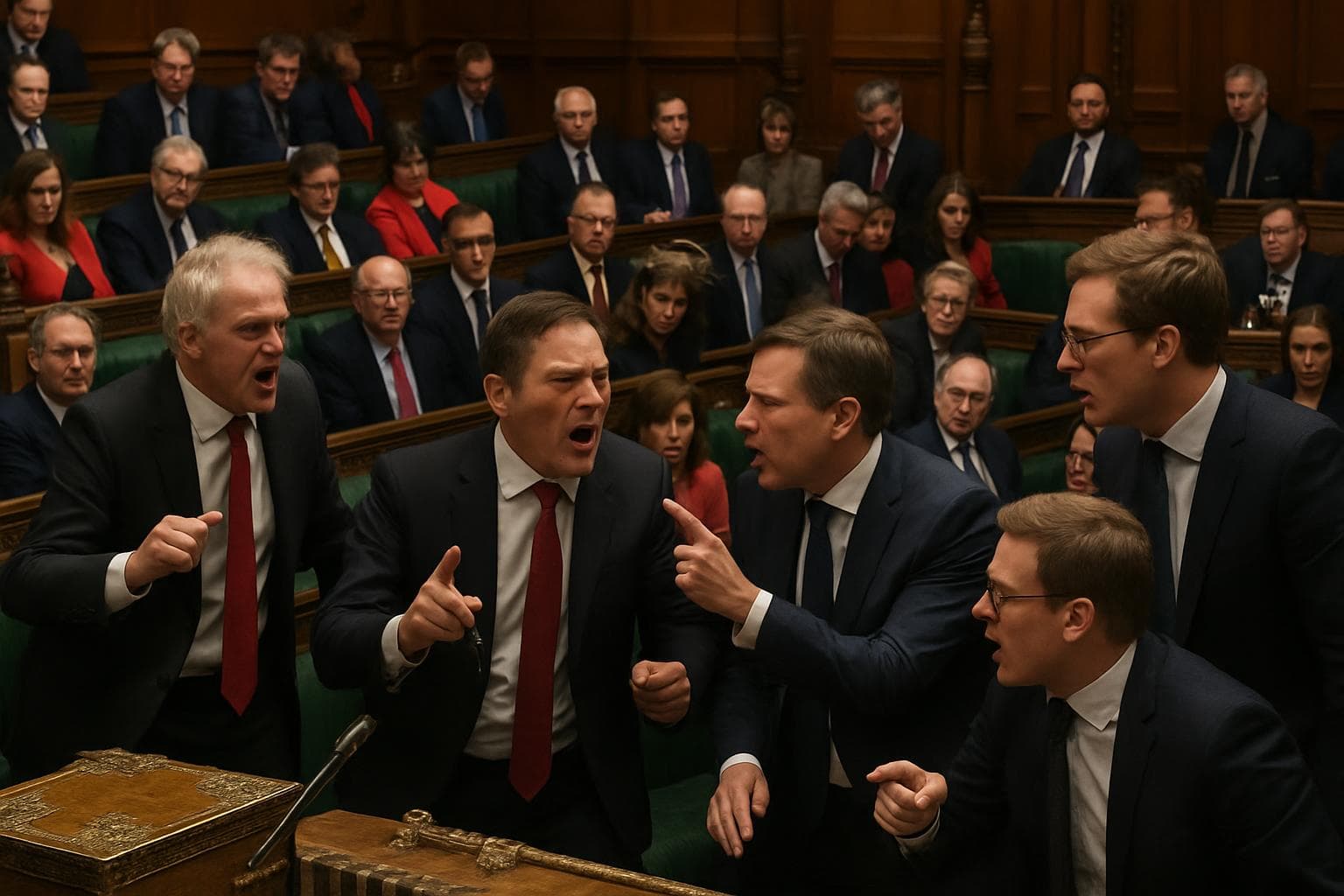 Labour MPs in UK Parliament discussing a welfare bill
