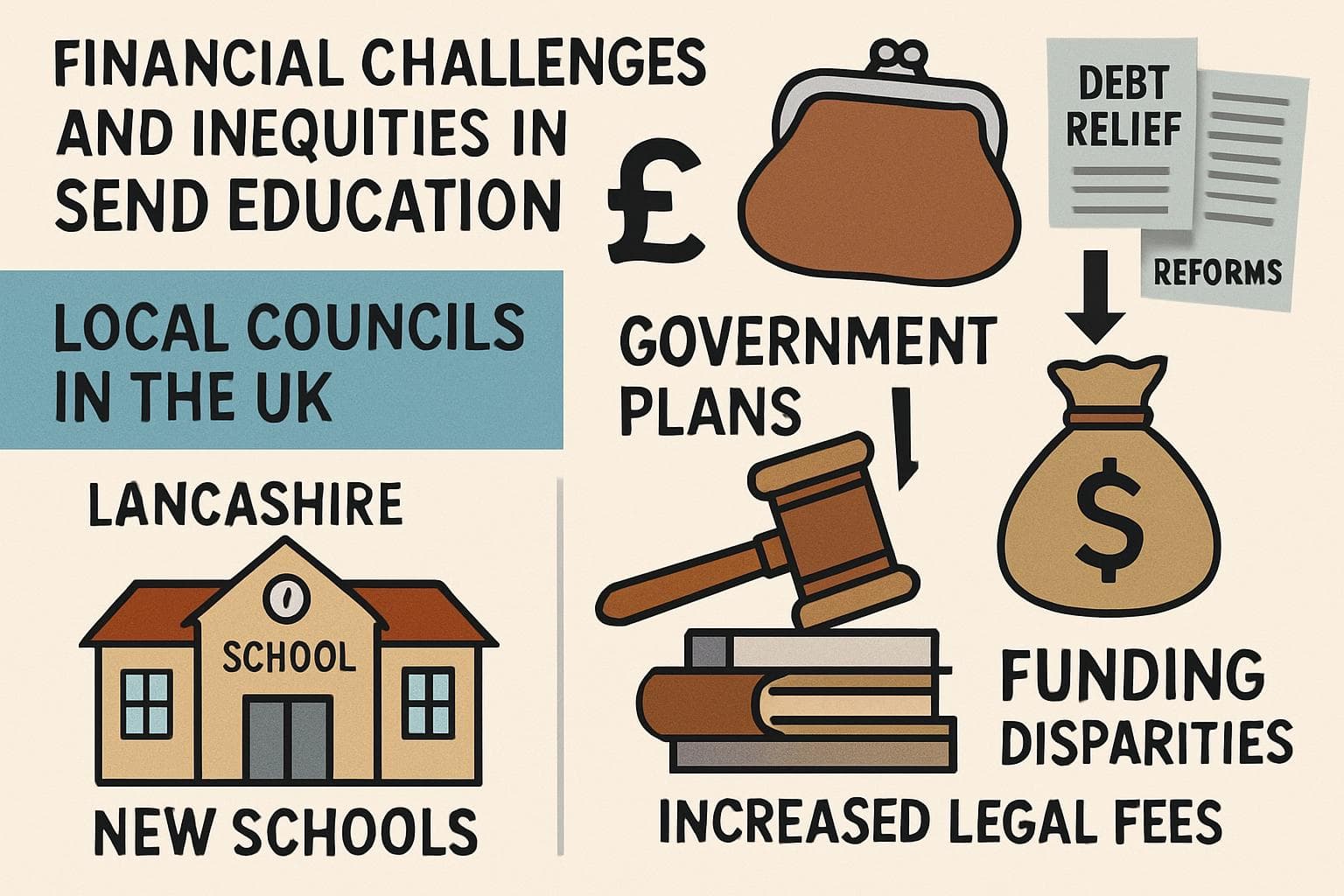 UK local councils addressing SEND education funding