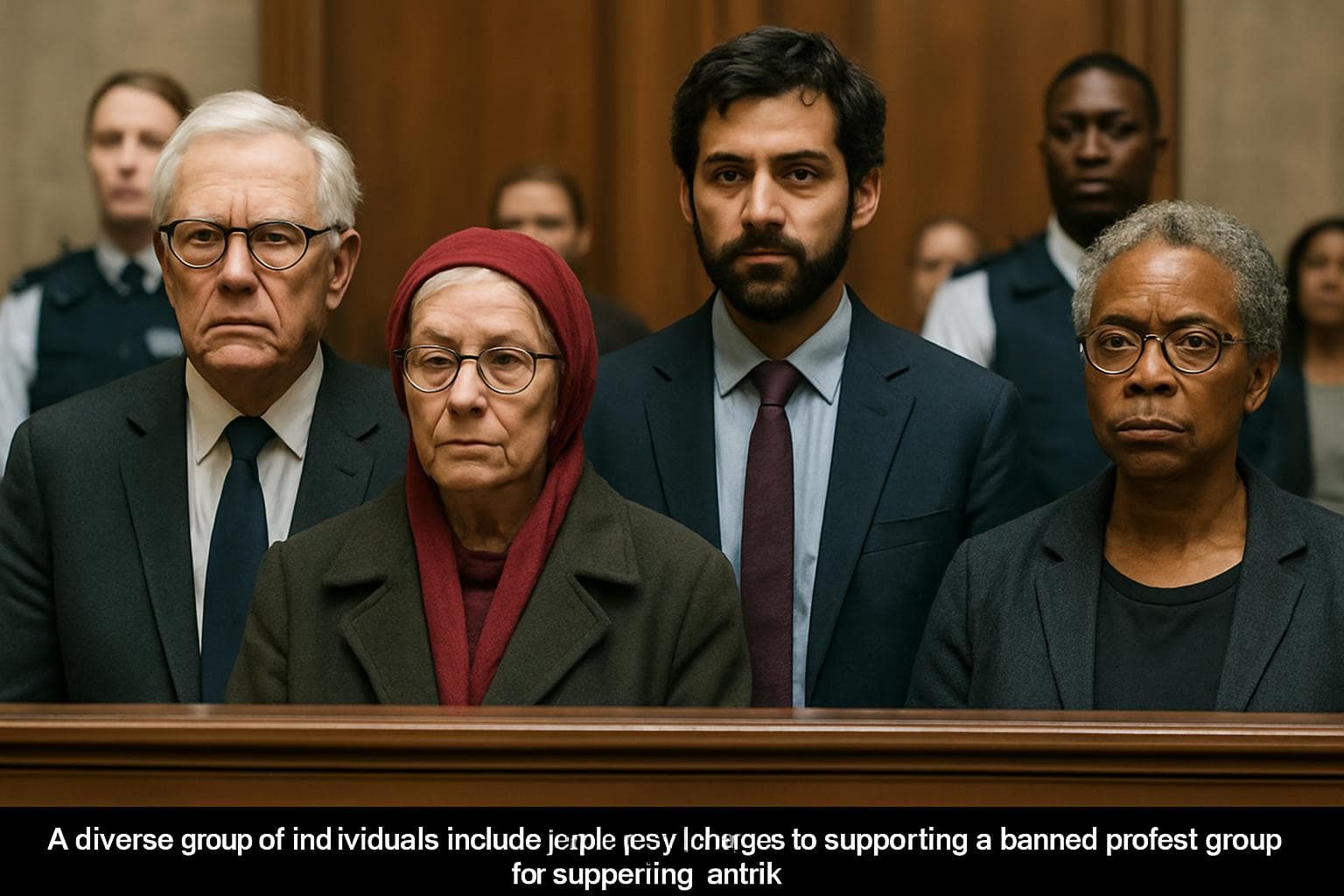 Diverse group facing terrorism charges in the UK