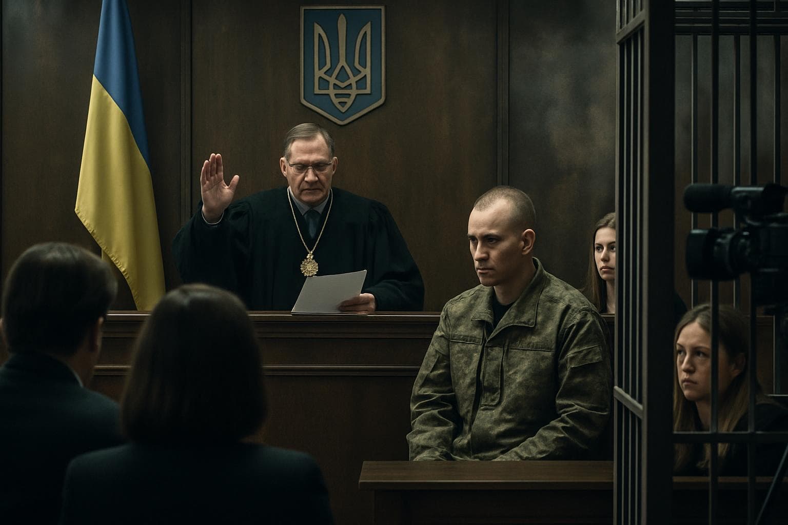 Ukrainian judge delivers life sentence to Russian soldier