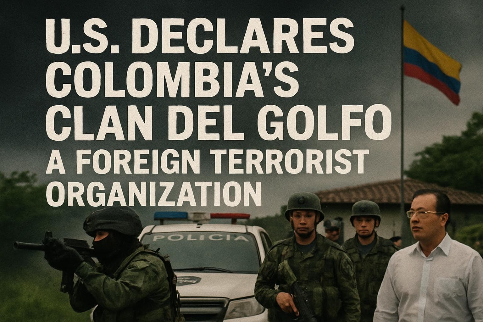 US declares Colombia's Clan del Golfo a terrorist group