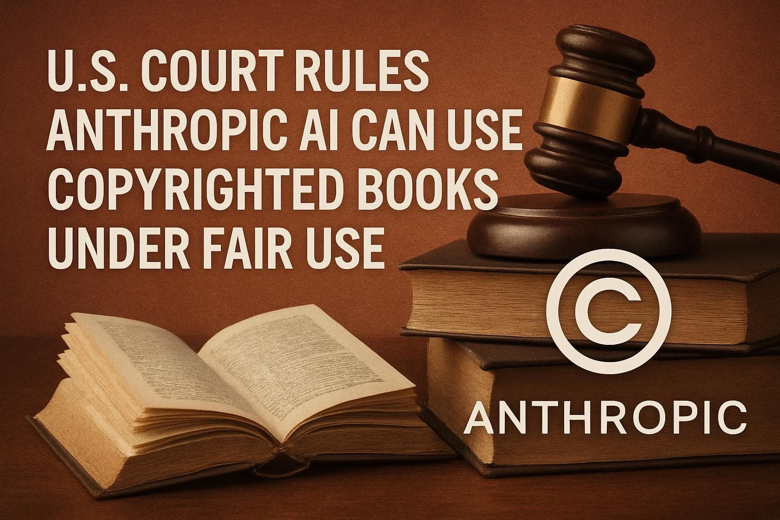US court ruling on Anthropic AI and copyright law