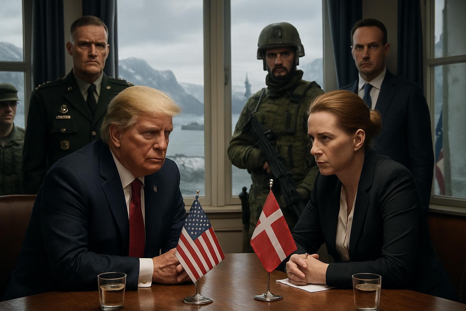 US and Danish leaders in discussion about Greenland