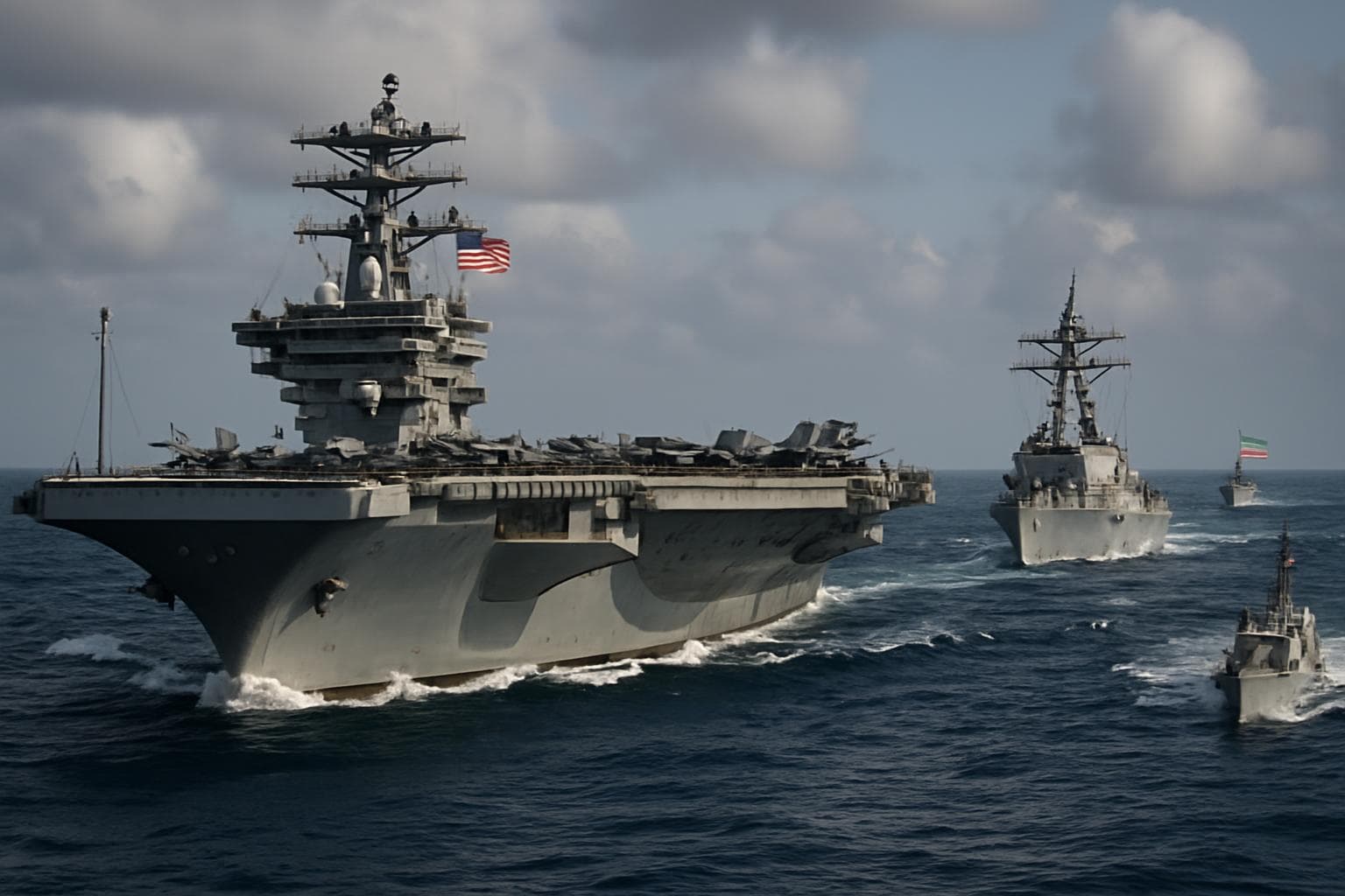 US naval force led by USS Abraham Lincoln in Gulf