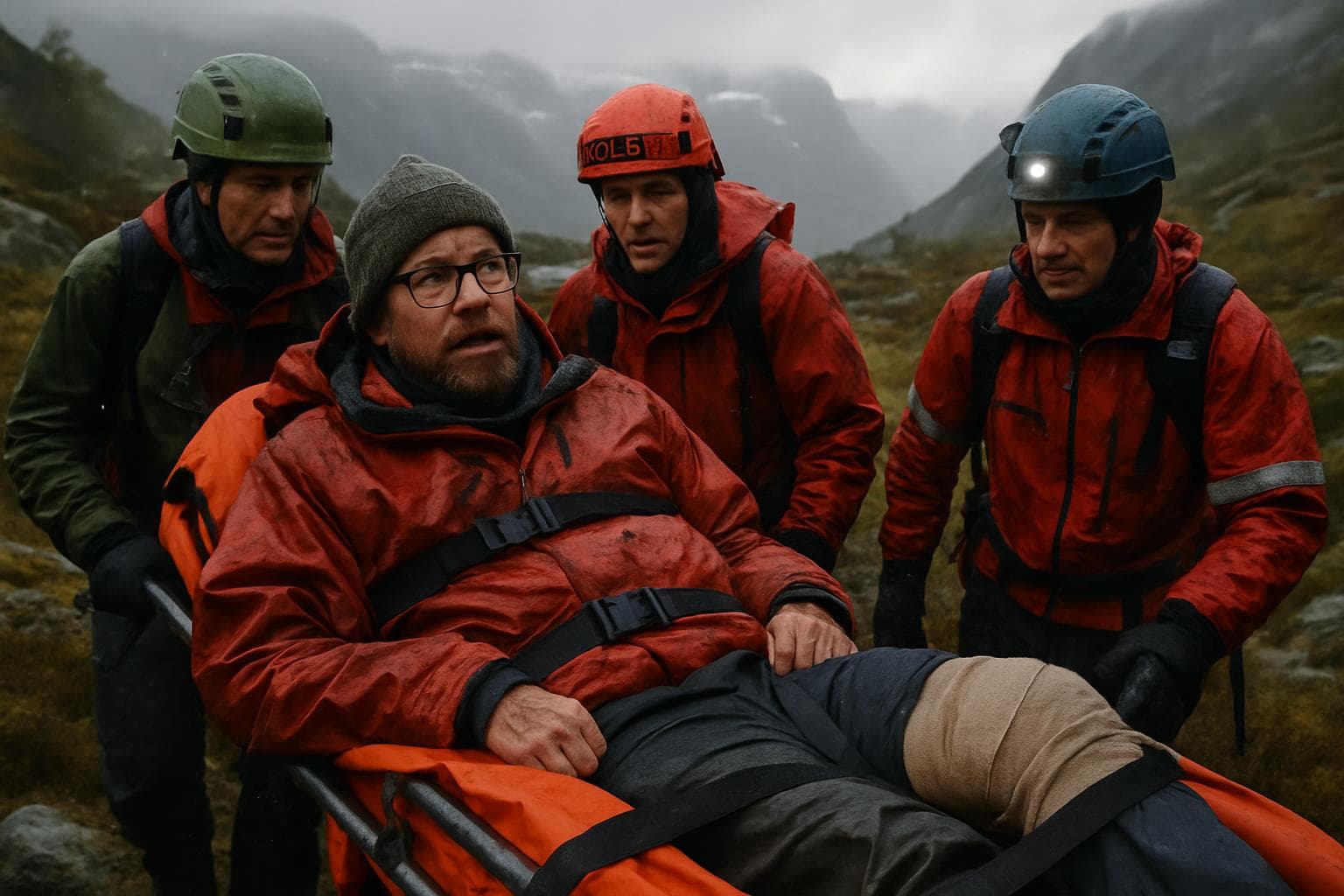 US journalist being rescued in Norway's wilderness