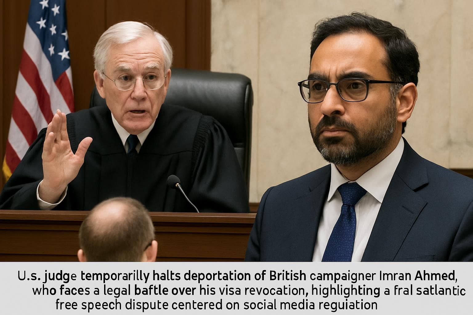 US judge halts deportation of British campaigner Imran Ahmed