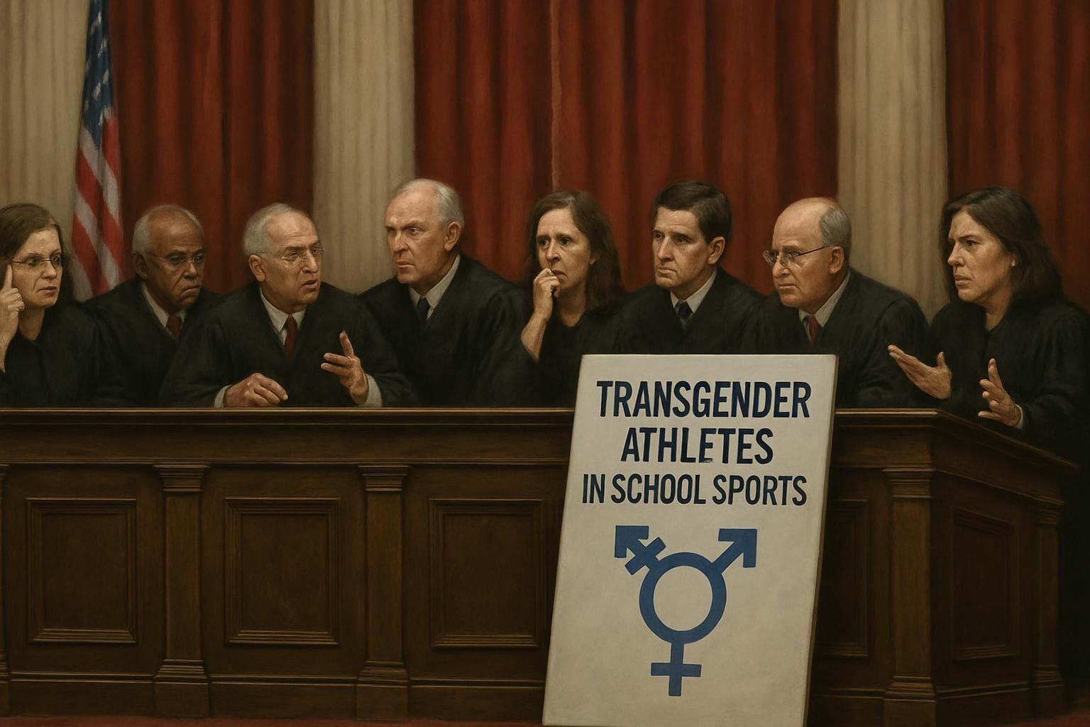US Supreme Court justices deliberating on transgender athletes