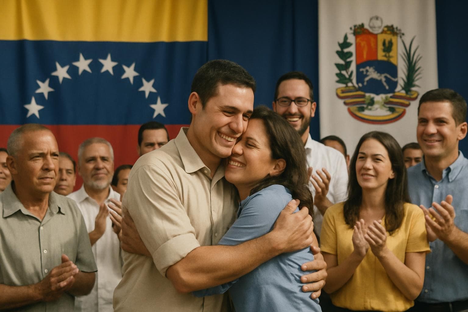 Venezuelan political prisoners released symbolizing hope