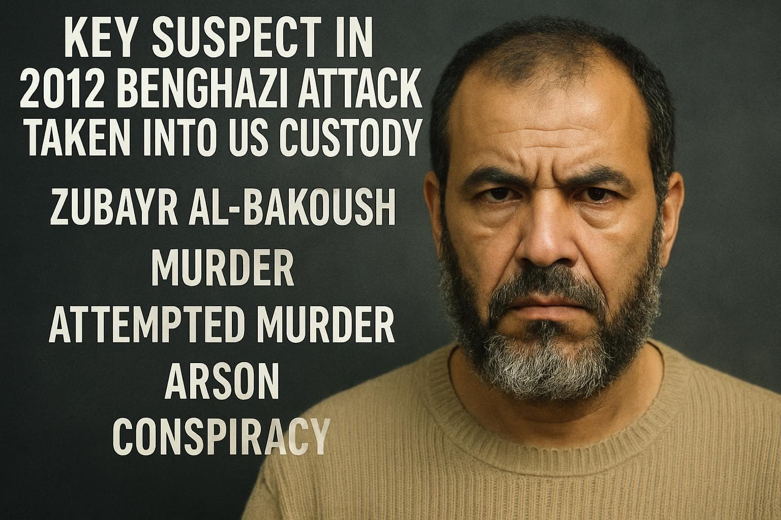 Zubayr Al-Bakoush in US custody for Benghazi attack