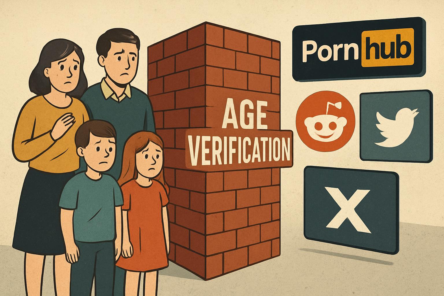 UK Enforces Age Verification on Porn Sites Amid Concerns Over Online Child Safety