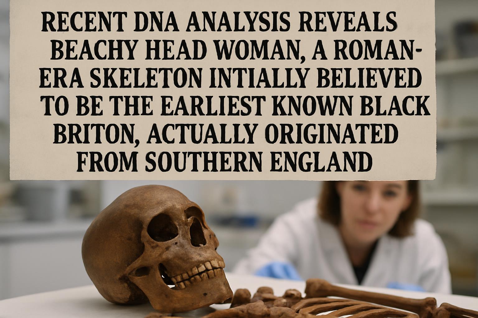 DNA Analysis Redefines Origins of Roman-Era Skeleton, Beachy Head Woman