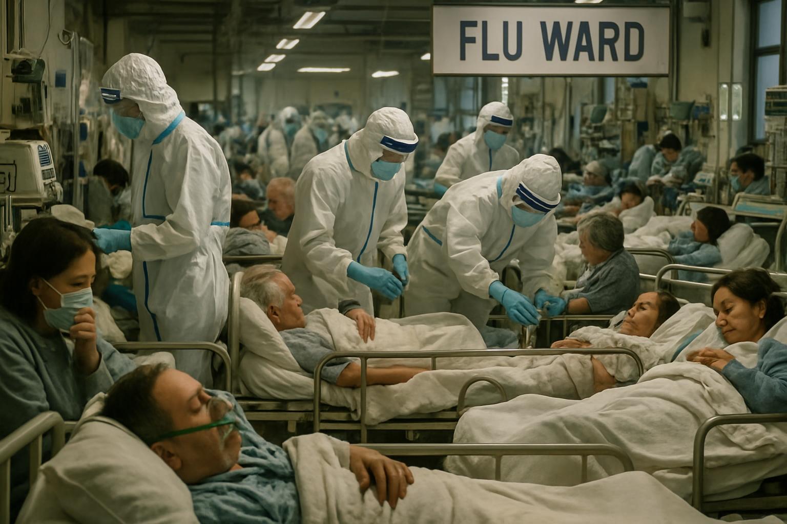 NHS Faces Unprecedented Flu Crisis as Hospital Admissions Soar