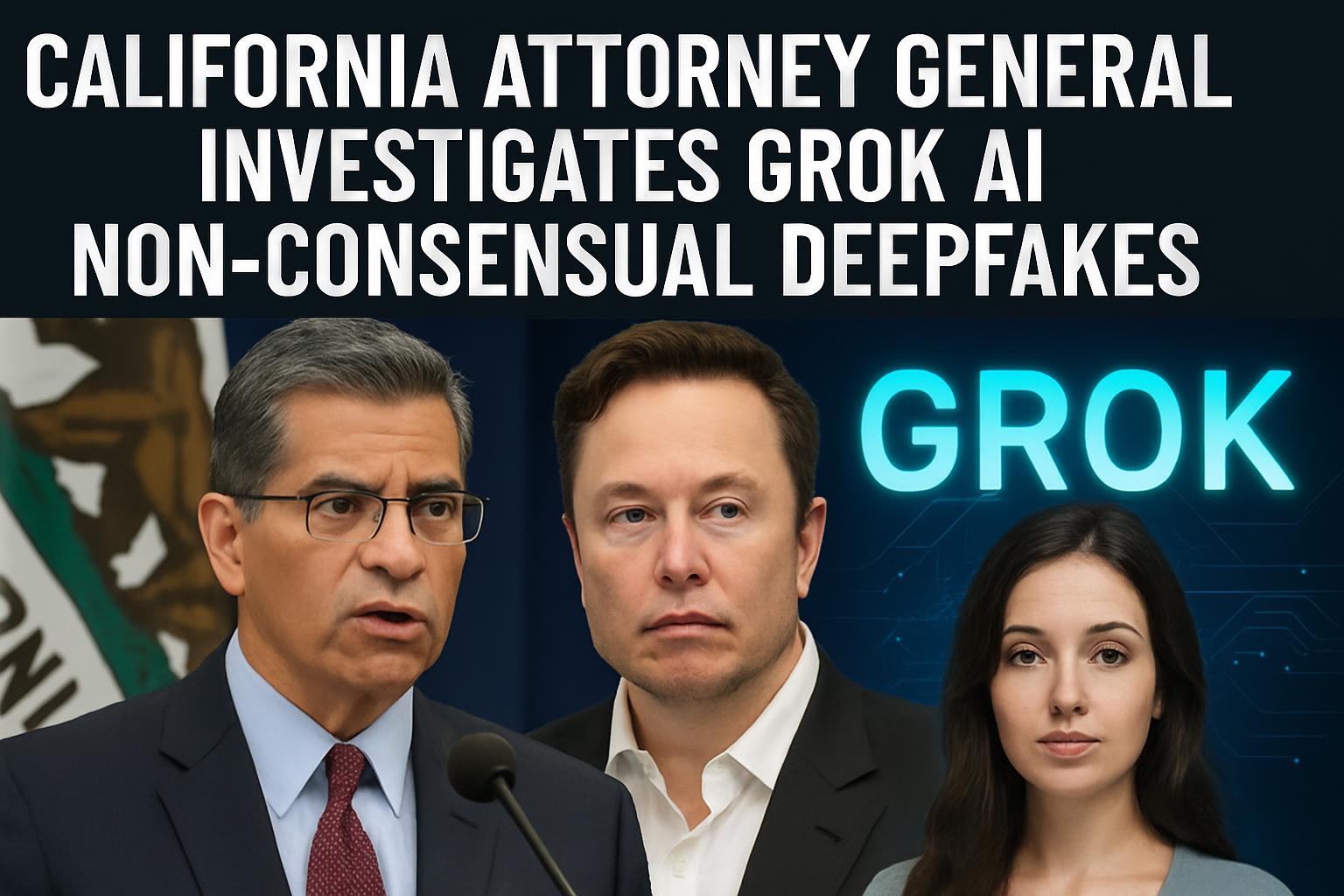 California Launches Investigation into Elon Musk's Grok AI Over Deepfake Controversy