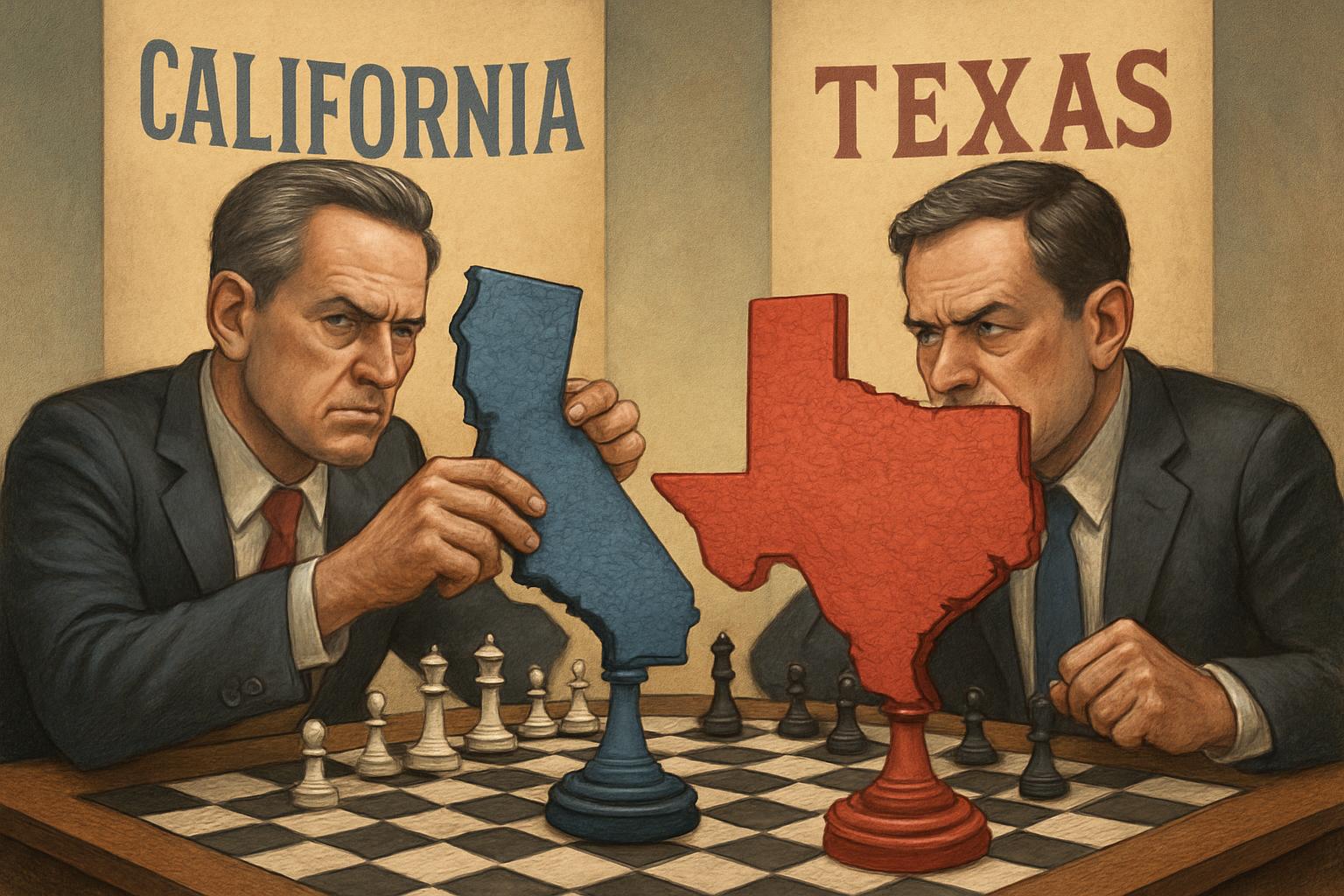 California and Texas Engage in High-Stakes Redistricting Battle