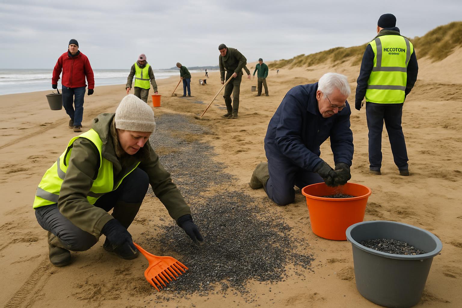 Environmental Concerns Rise as Plastic Pellets Pollute Camber Sands
