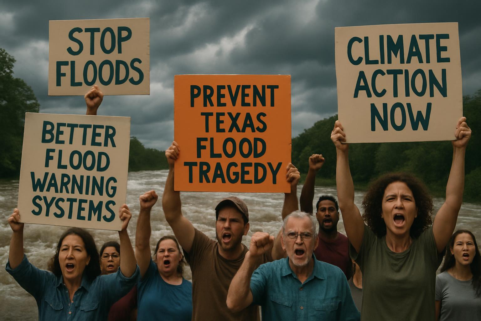 Texas Flood Tragedy Sparks Outcry Over Climate Crisis and Emergency Response