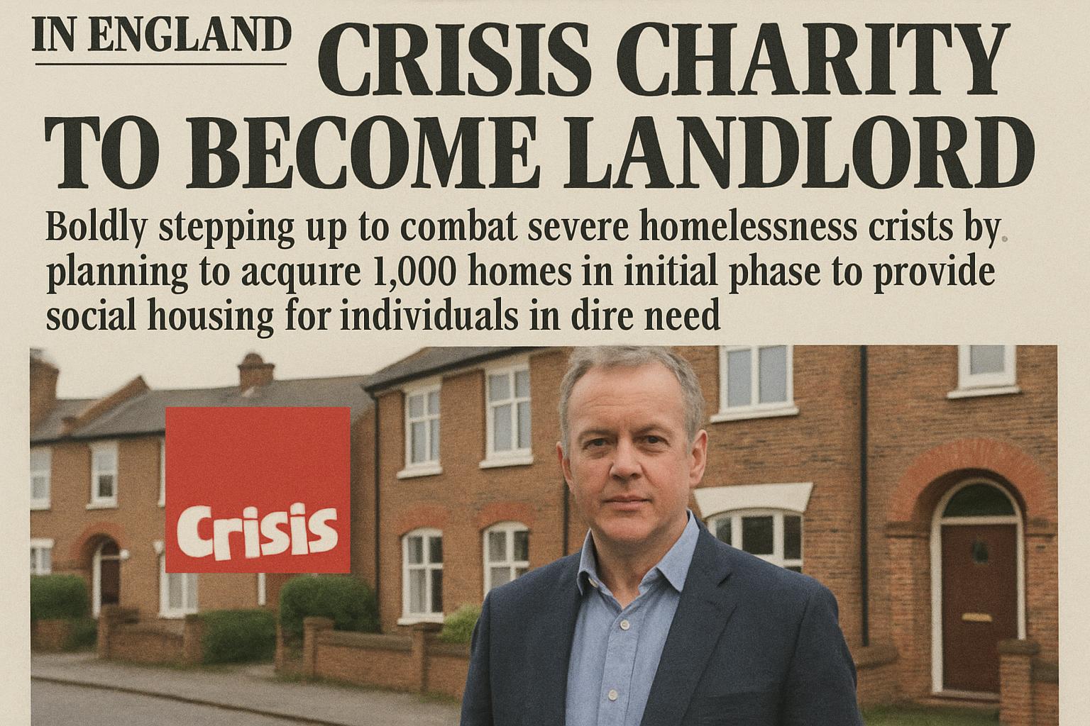 Crisis Charity Takes Bold Step to Tackle England's Growing Homelessness