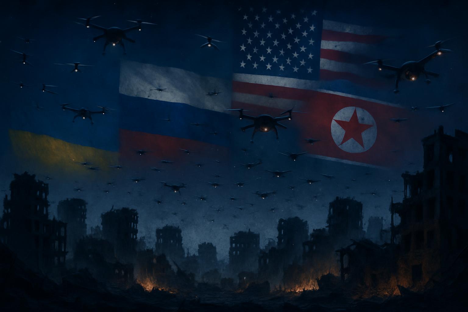 Ukraine Endures Largest Russian Drone Attack Amidst Trump's Criticism of Putin