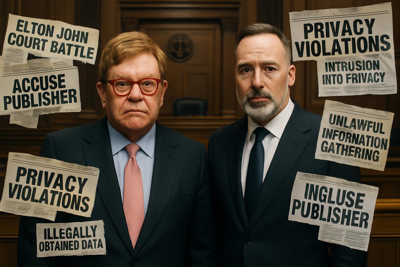 Elton John and David Furnish Accuse Daily Mail of Privacy Violations in High-Profile Lawsuit