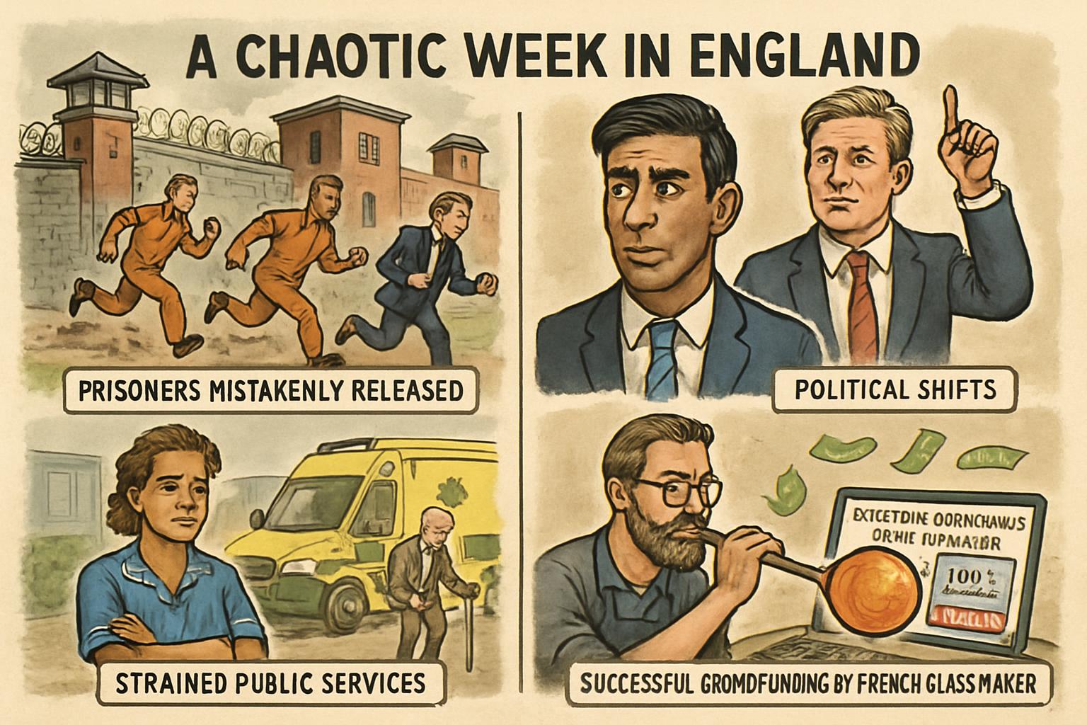 Mistaken Prison Releases and Political Shifts: A Week of Controversy and Change