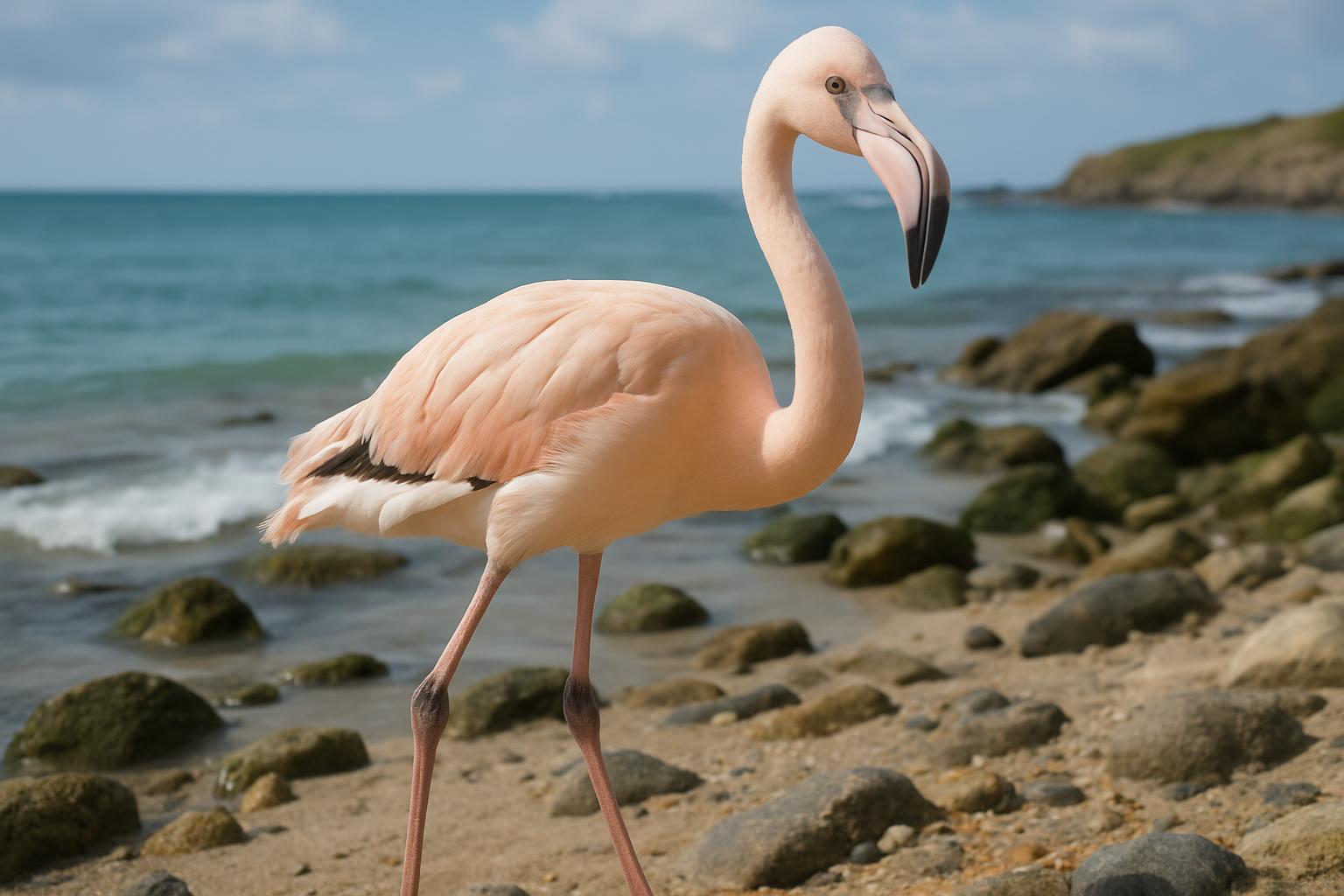 Missing Flamingo from Cornwall Spotted in France, Raising Hopes for Reunion