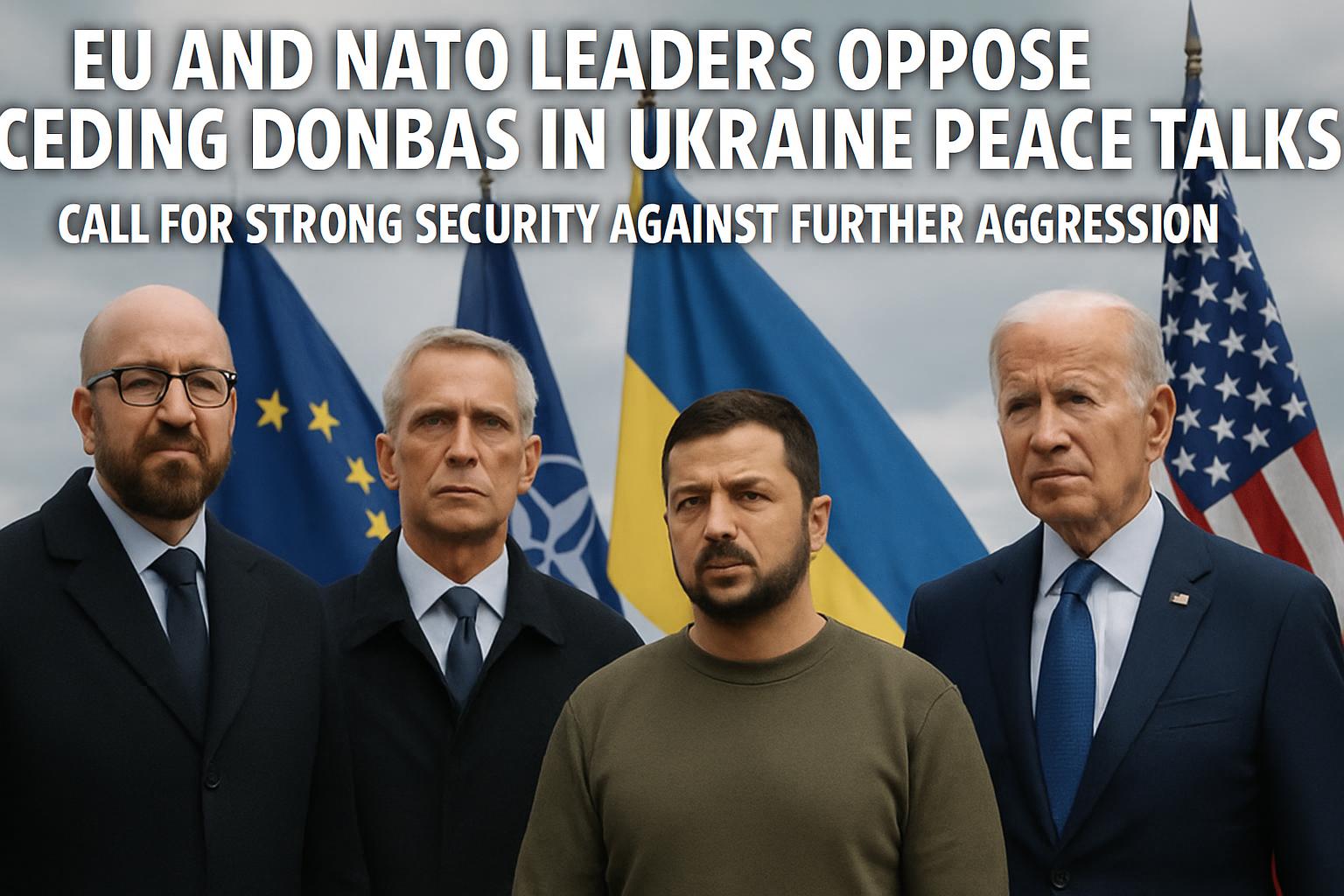 EU and NATO Leaders Caution Against Territorial Concessions in Ukraine Peace Talks