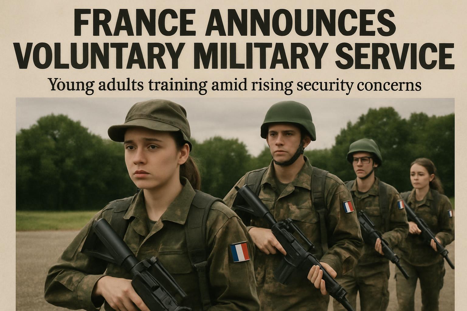France Reintroduces Voluntary Military Service Amid Rising Russian Threat