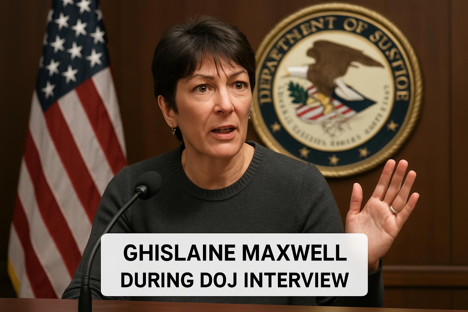 Ghislaine Maxwell Denies Existence of Epstein's "Client List" in DOJ Interview