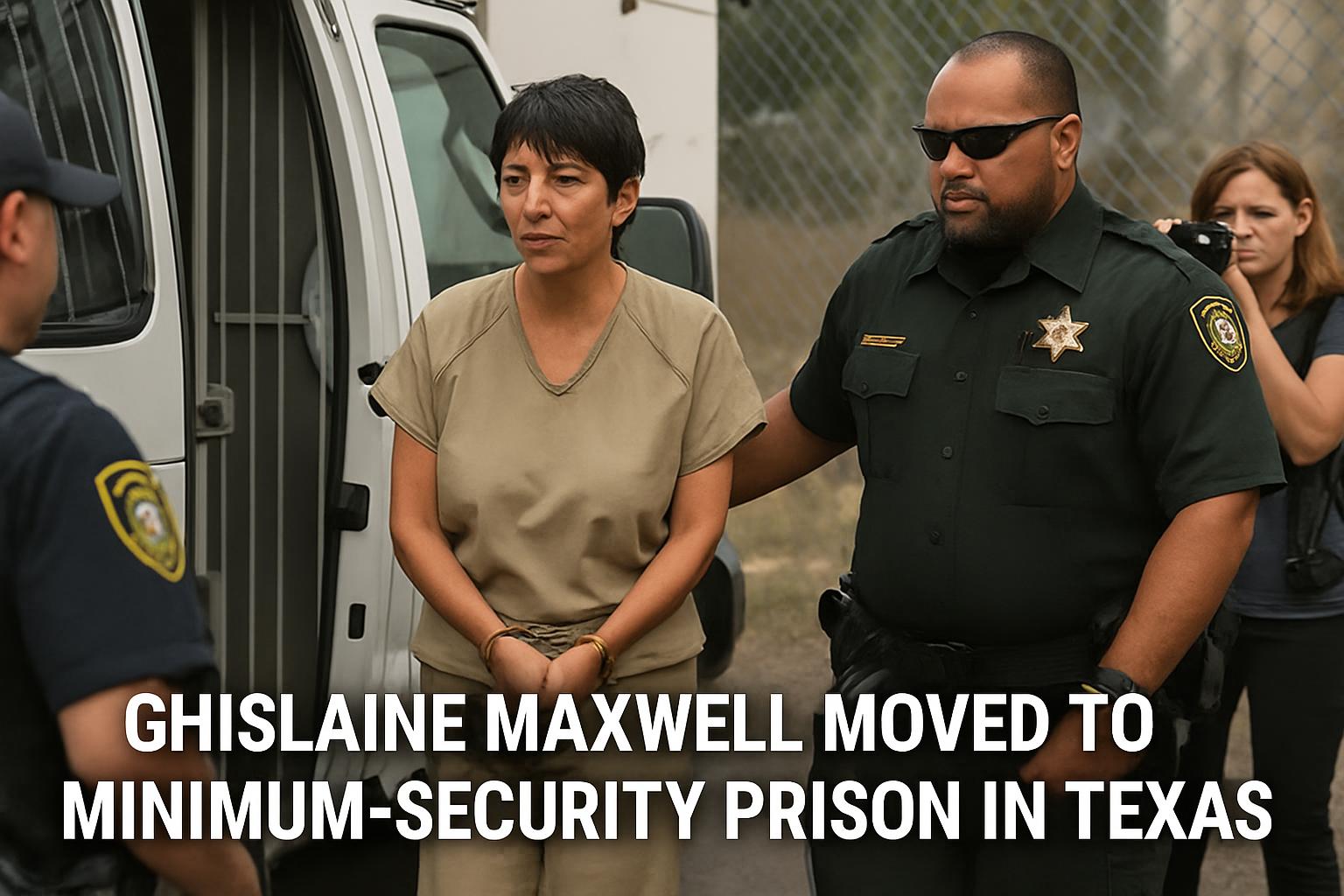 Ghislaine Maxwell Transferred to Minimum-Security Prison in Texas Amid Legal Maneuvering