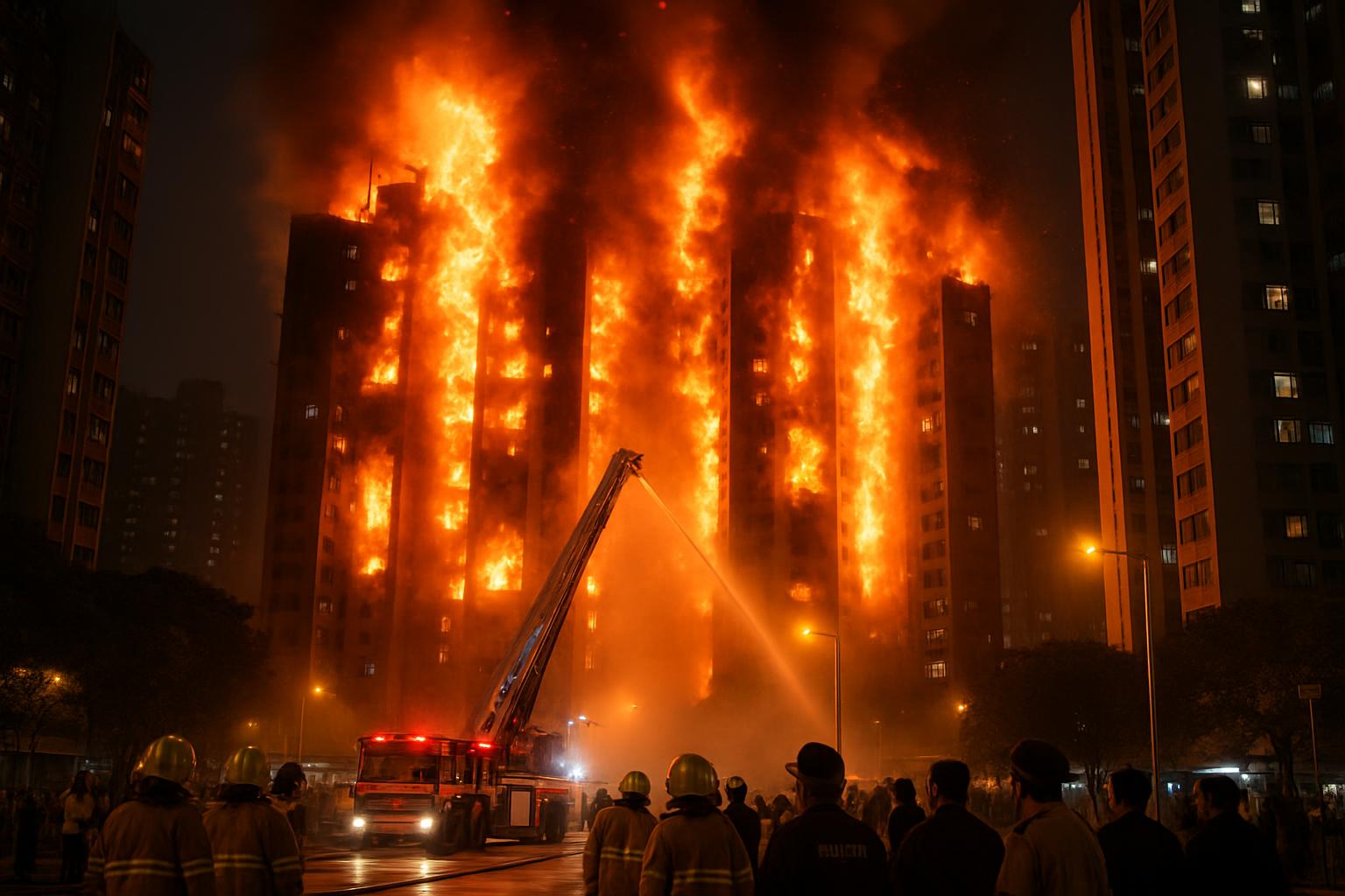 Tragedy Strikes Hong Kong: Fire in Tai Po District Claims Over 128 Lives