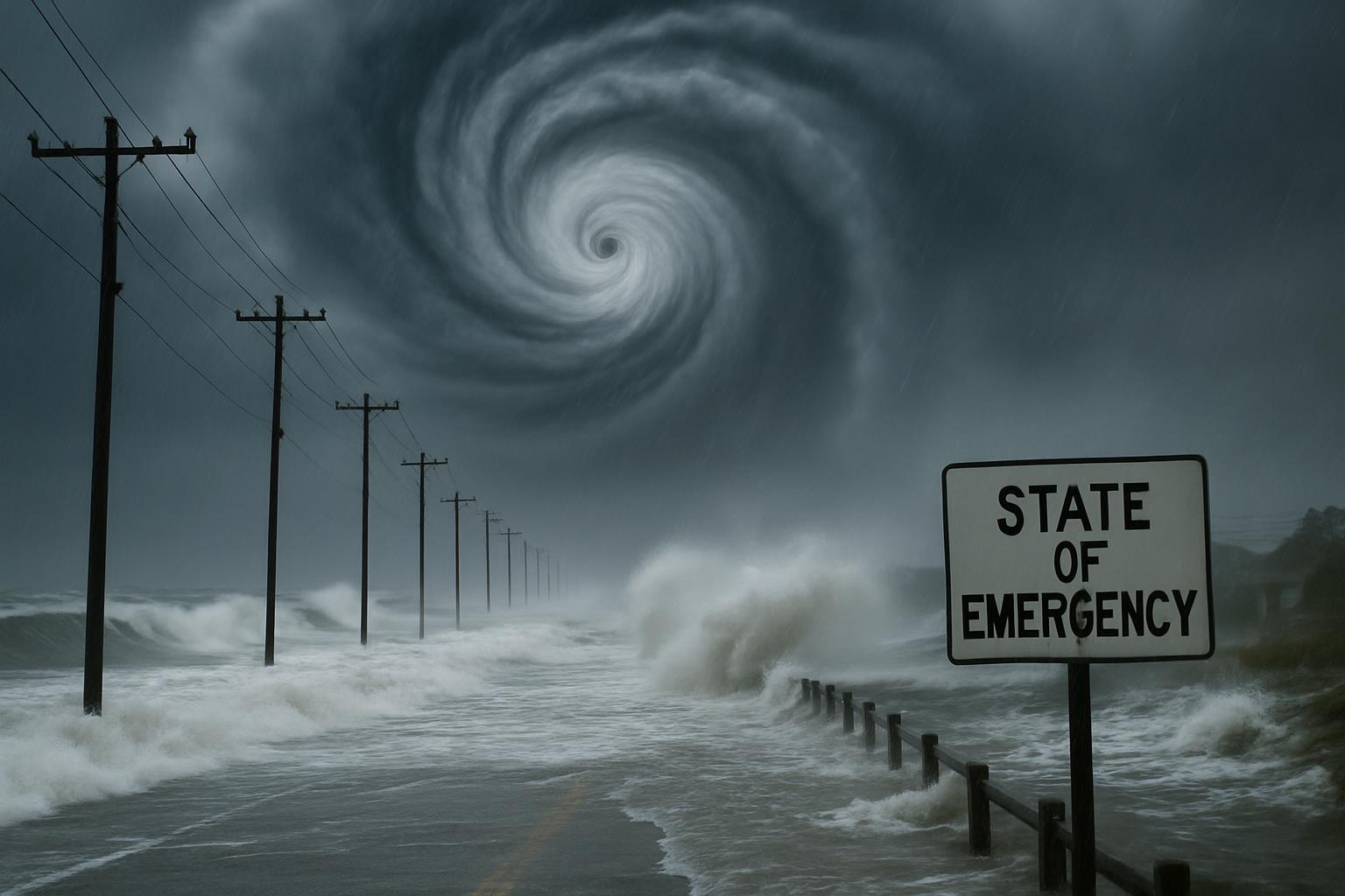 Hurricane Erin Sparks States of Emergency Along US East Coast