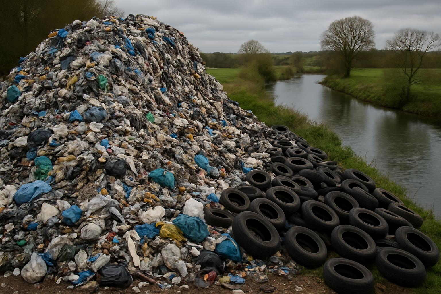 Massive Illegal Waste Dump Sparks Arrest and Environmental Concerns in Oxfordshire