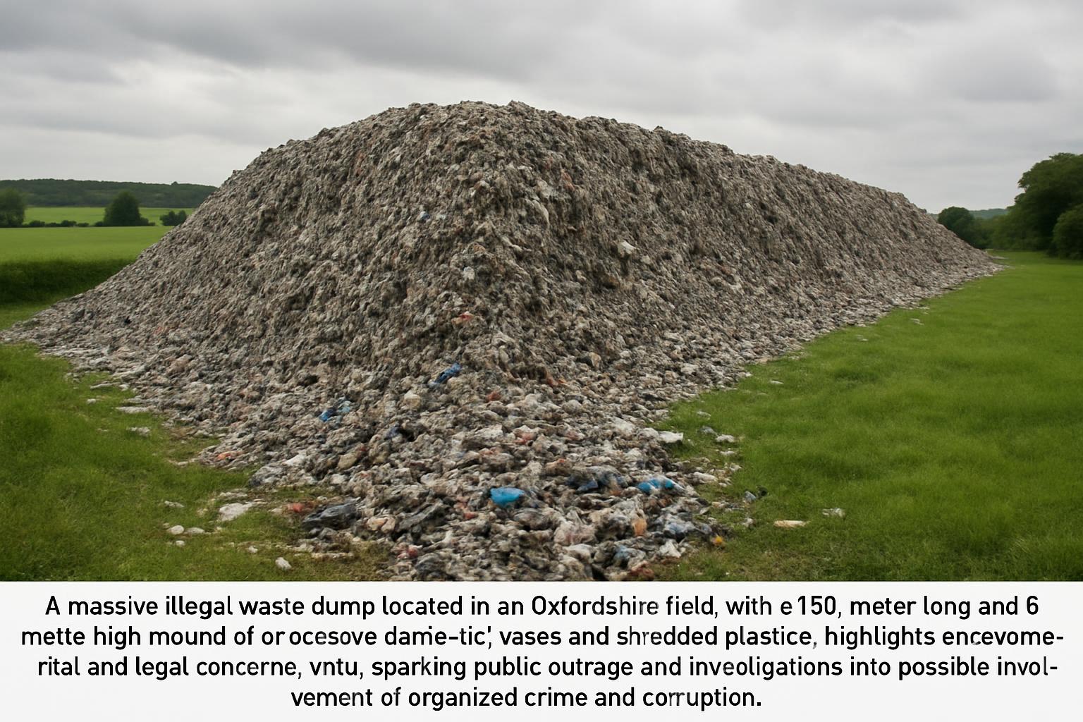Massive Illegal Waste Dump in Oxfordshire Sparks Environmental and Legal Concerns