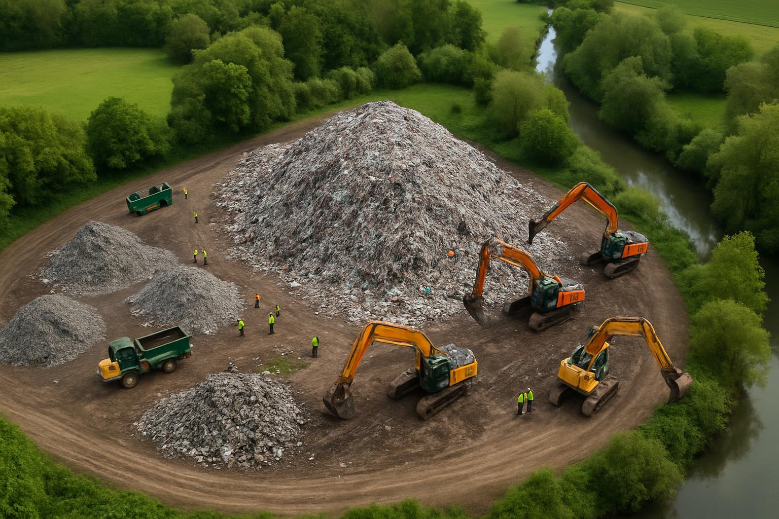 Environment Agency to Tackle Oxfordshire's Illegal Waste Mountain Amidst Criticism