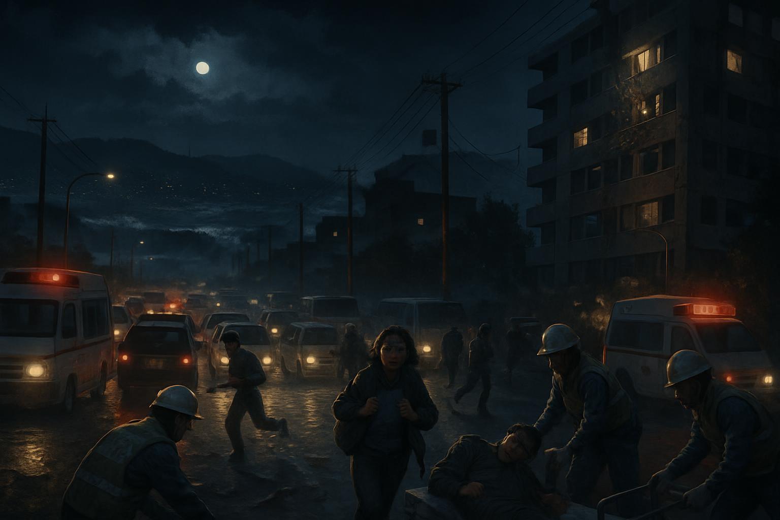 Powerful Earthquake Strikes North-Eastern Japan, Injuring Dozens and Triggering Tsunami Warnings