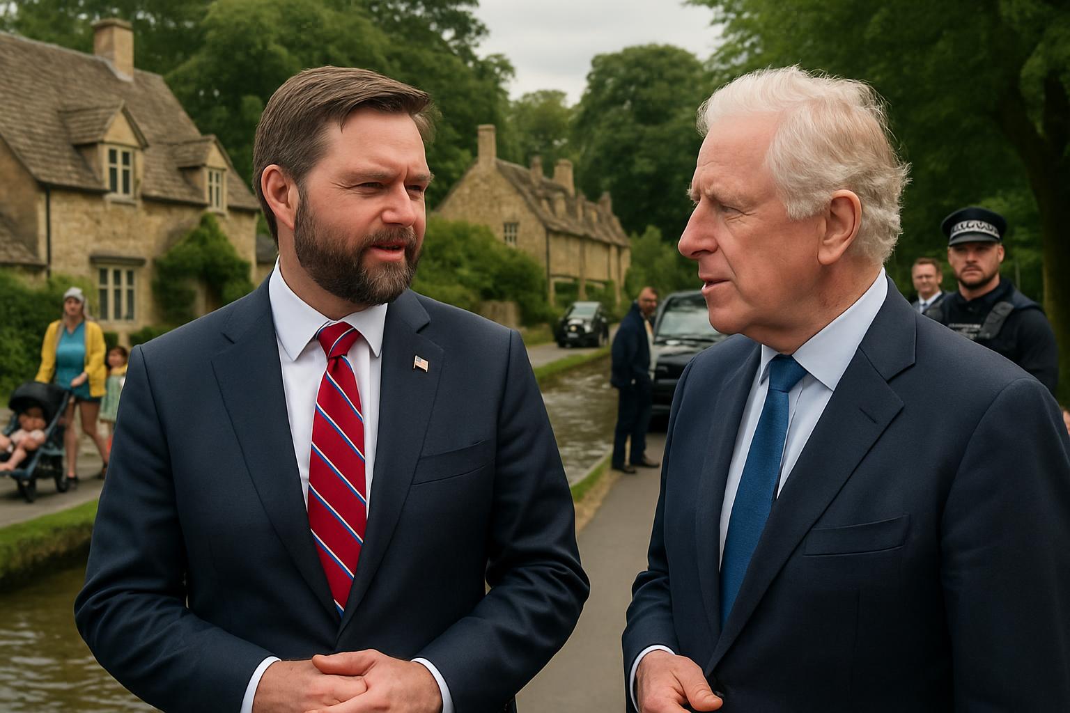 JD Vance's Cotswolds Visit Sparks Political Conversations Amidst Holiday