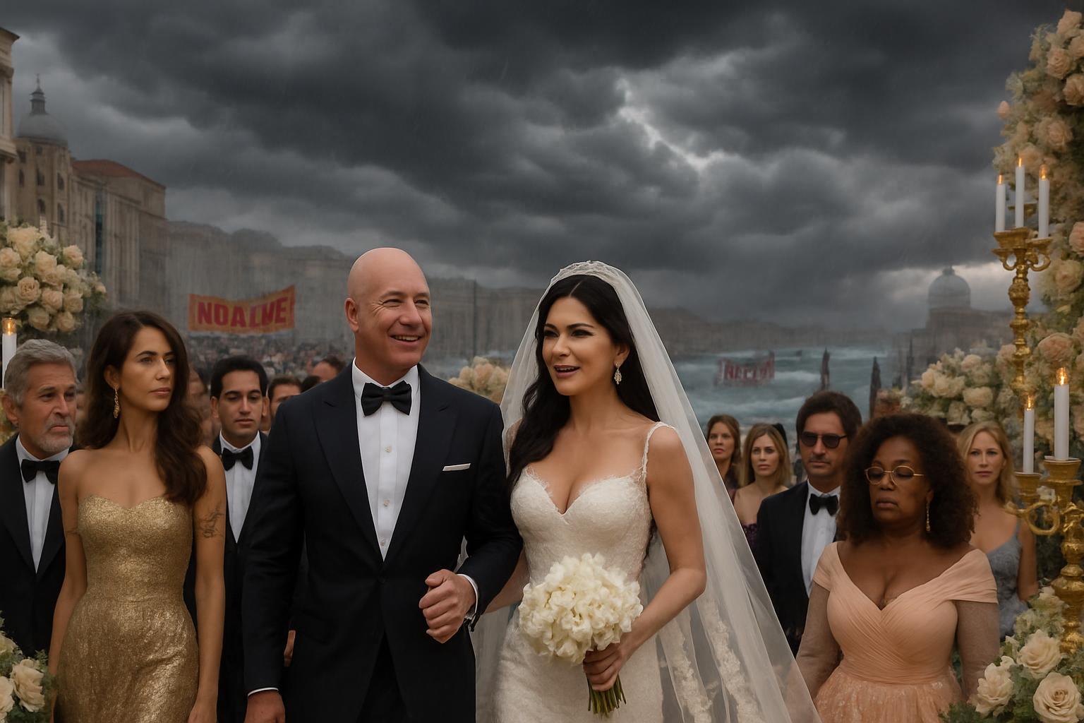 Jeff Bezos and Lauren Sanchez Tie the Knot in Star-Studded Venice Celebration Amid Protests