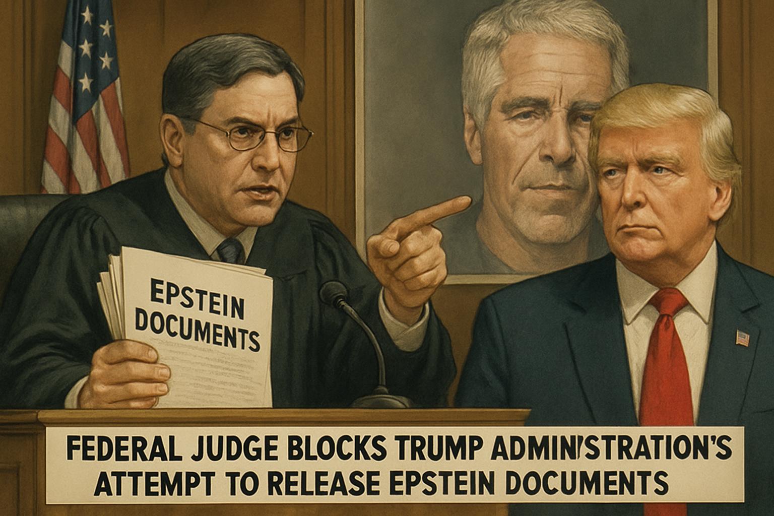 Trump Administration Faces Scrutiny Over Epstein Files as Judge Blocks Document Release