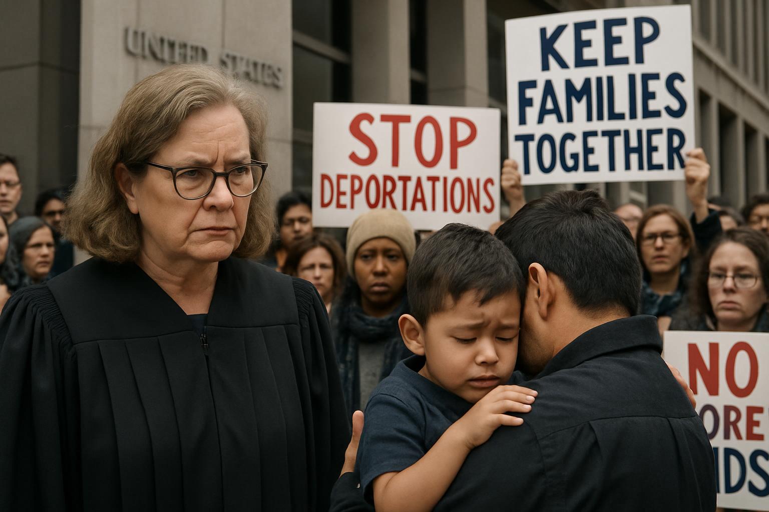 Judge Halts Deportation of Minnesota Child and Father Amid Protests