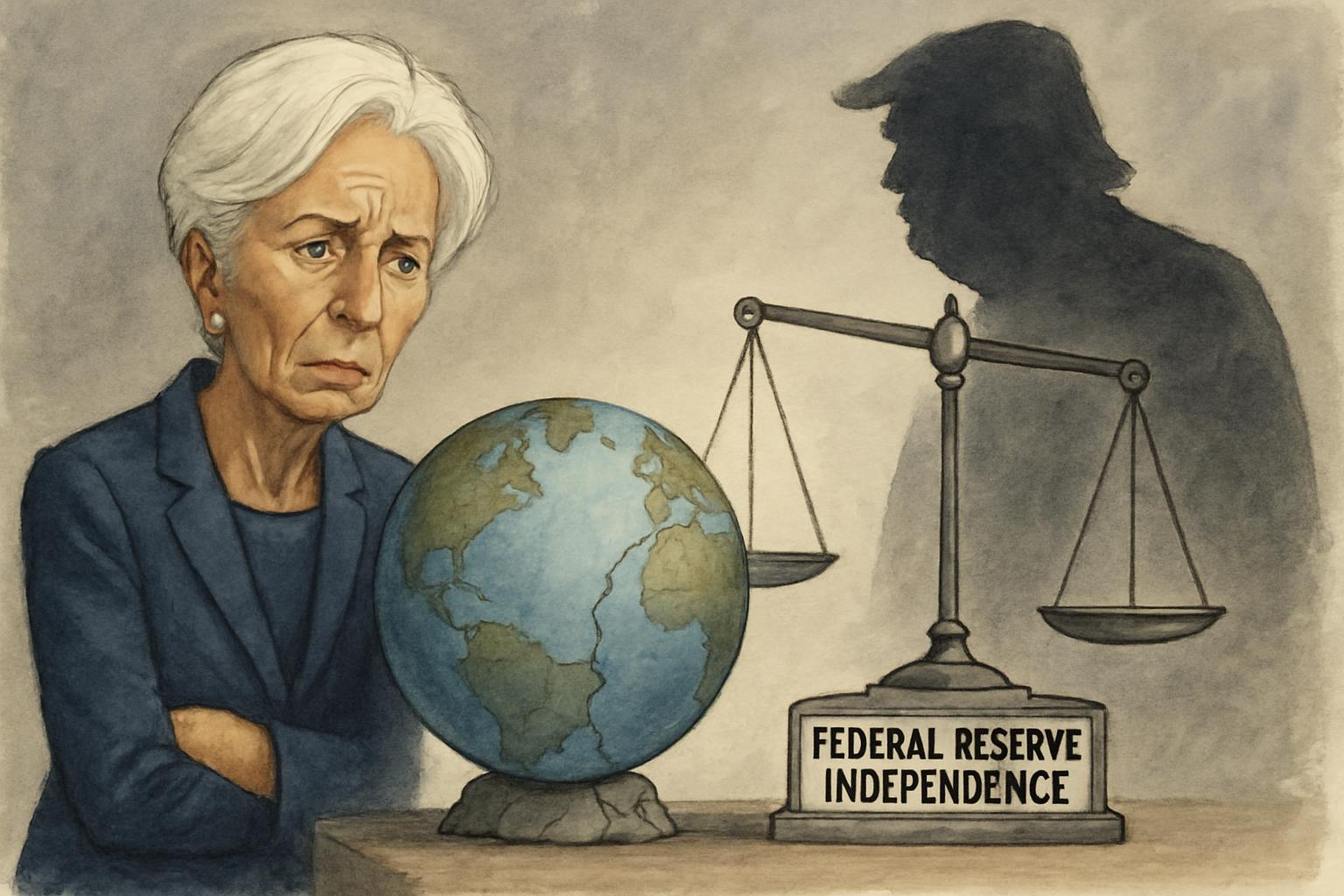 Lagarde Warns of Global Economic Risks from Trump's Fed Interference