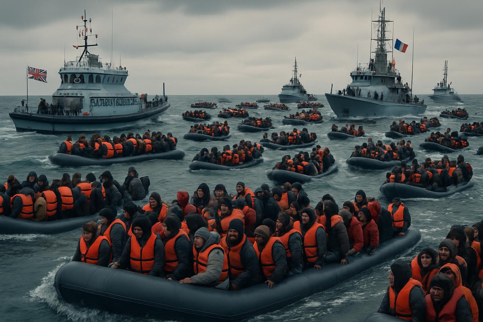 Record Channel Crossings Prompt UK to Intensify Anti-Smuggling Efforts