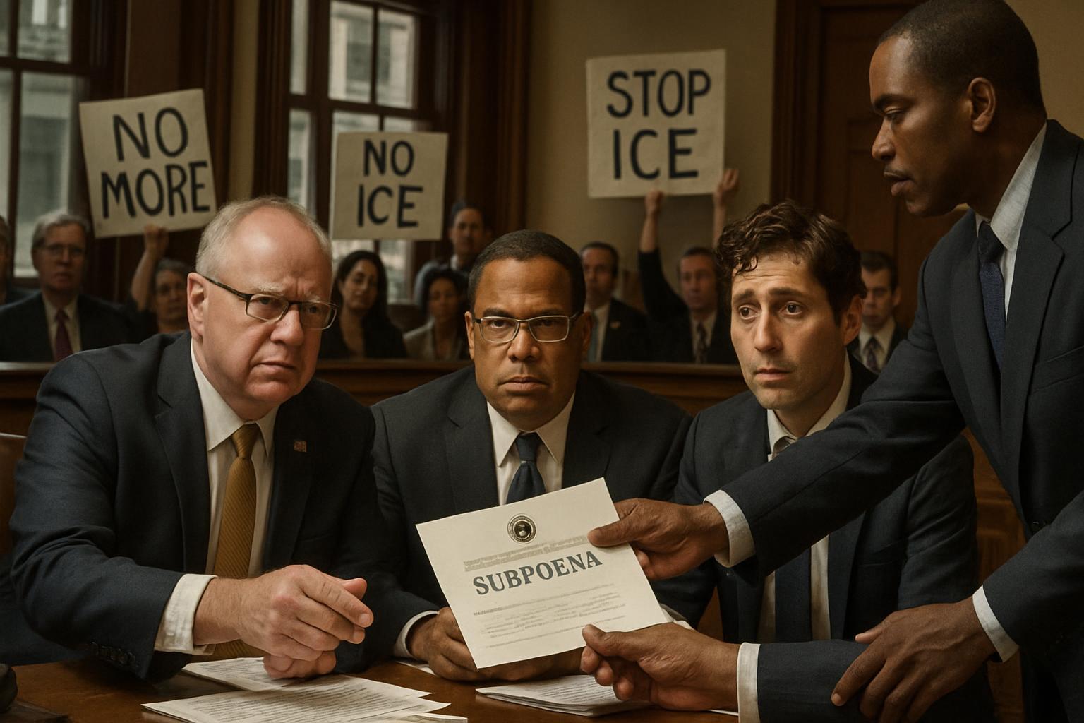 Minnesota Leaders Subpoenaed Amid Federal Immigration Obstruction Allegations