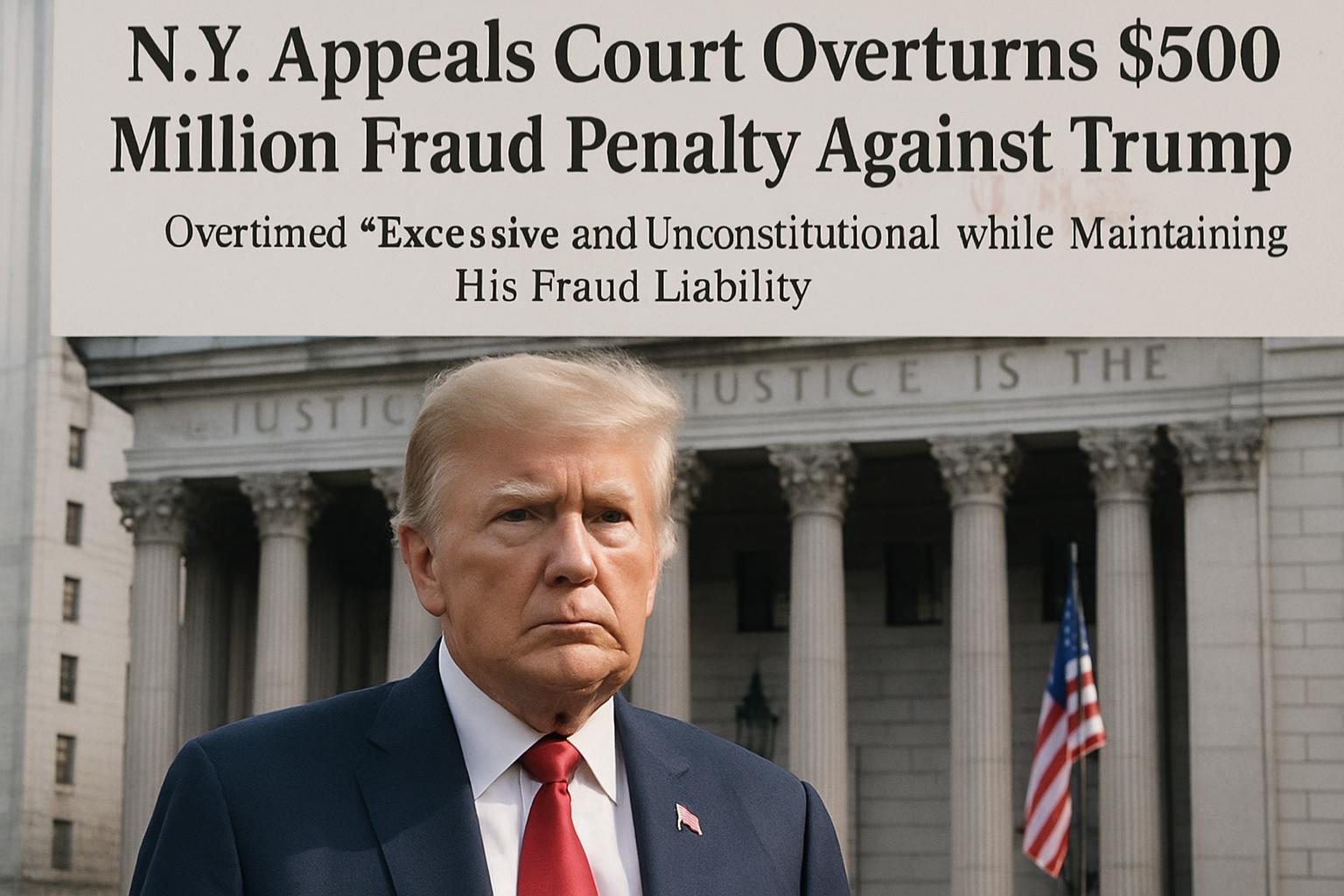 Appeals Court Overturns $500 Million Fraud Penalty Against Trump