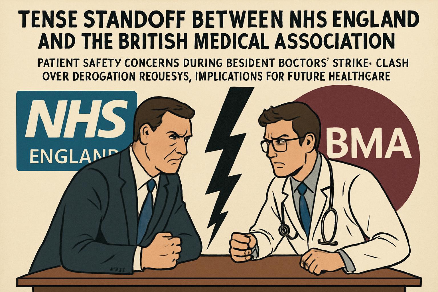 NHS and BMA Clash Over Patient Safety Amid Resident Doctors' Strike