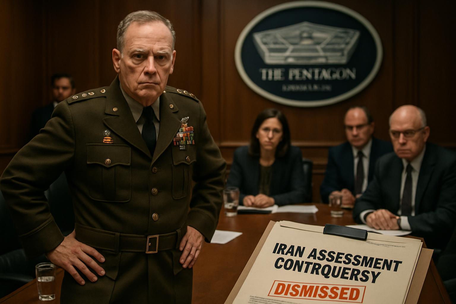 Pentagon Dismisses Intelligence Chief Amid Iran Assessment Controversy