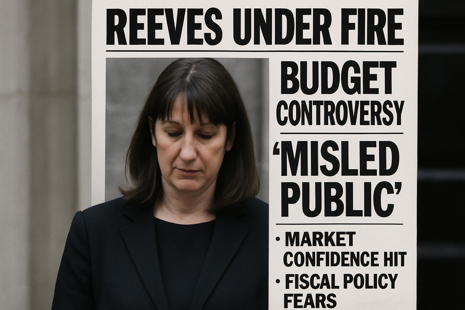 Rachel Reeves Under Fire Amidst Budget Controversy and Market Concerns