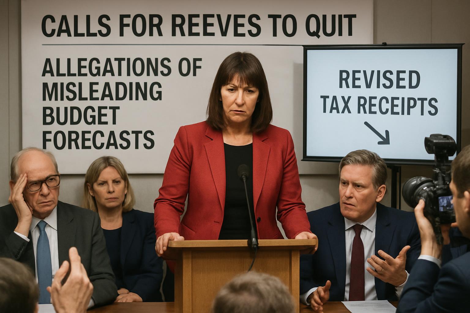 Rachel Reeves Faces Calls for Resignation Amid Allegations of Misleading Budget Forecasts